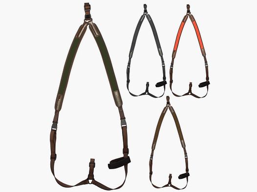 Niggeloh Neopreen Schouderband Type ''RUGZAK'' voor Geweer Groen