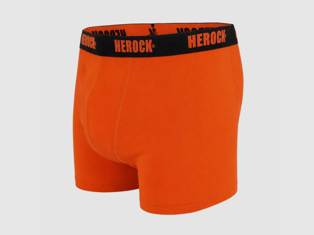 Pacco da 3 Boxer Uomo Gorik Herock® - Grigio, Nero, Arancione - Cotone Elastan, immagine 5 di 9