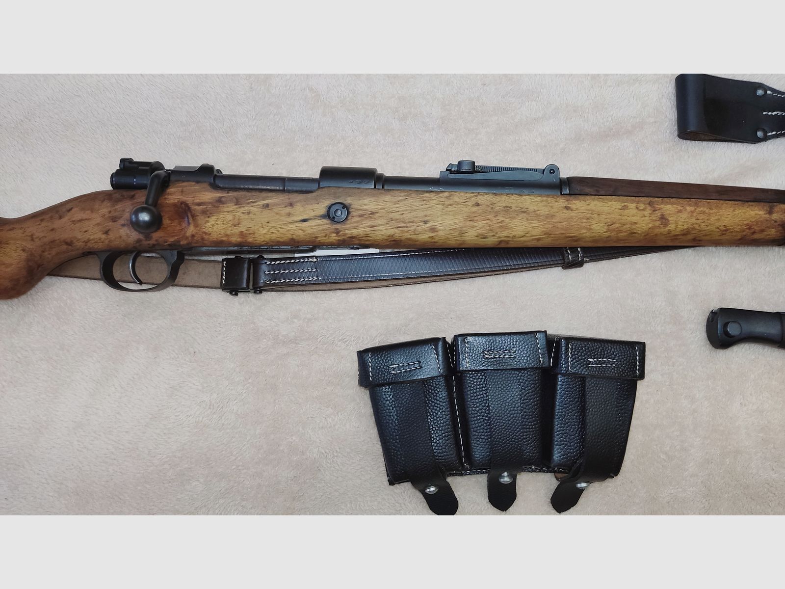 Mauser Karabiner 98k k98 Oberndorf S/42G 1935 Wehrmacht Ordonanz incl. Bajonett Seitengewehr 98