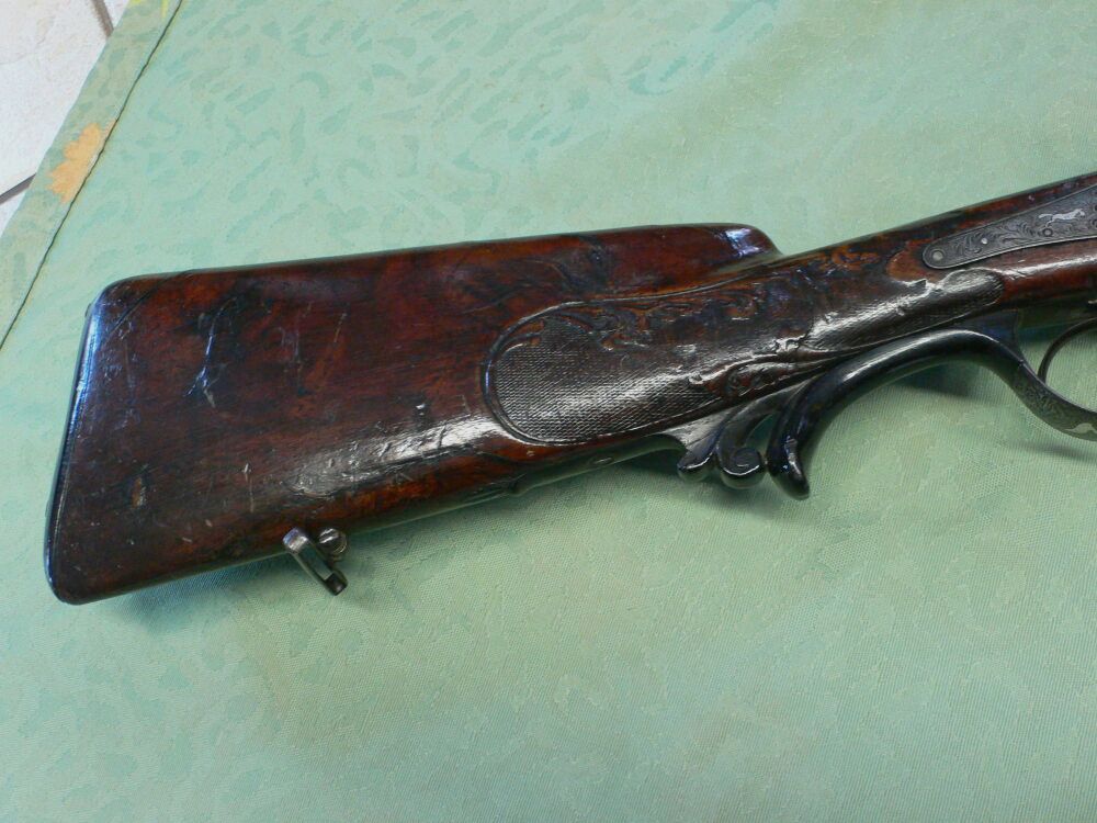 A.W. Edel Leipzig double-barrel shotgun