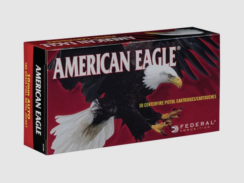 FEDERAL Pistolenmunition 10mmAuto VM AmericanEagle 50 Stk 180grs