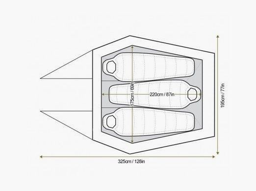 Snugpak Scorpion 3 – Dreimann Tunnelzelt