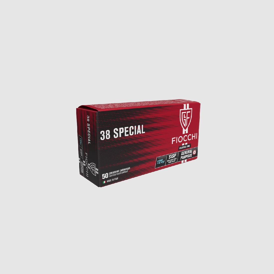 Fiocchi .38 special SJSP 125grs