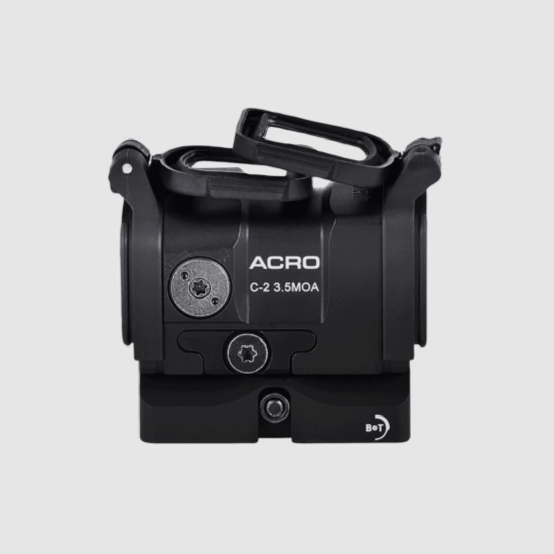 Aimpoint 200755 Acro C-2 3.5 MOA schwarz mit Weavermontage und Flip Cap