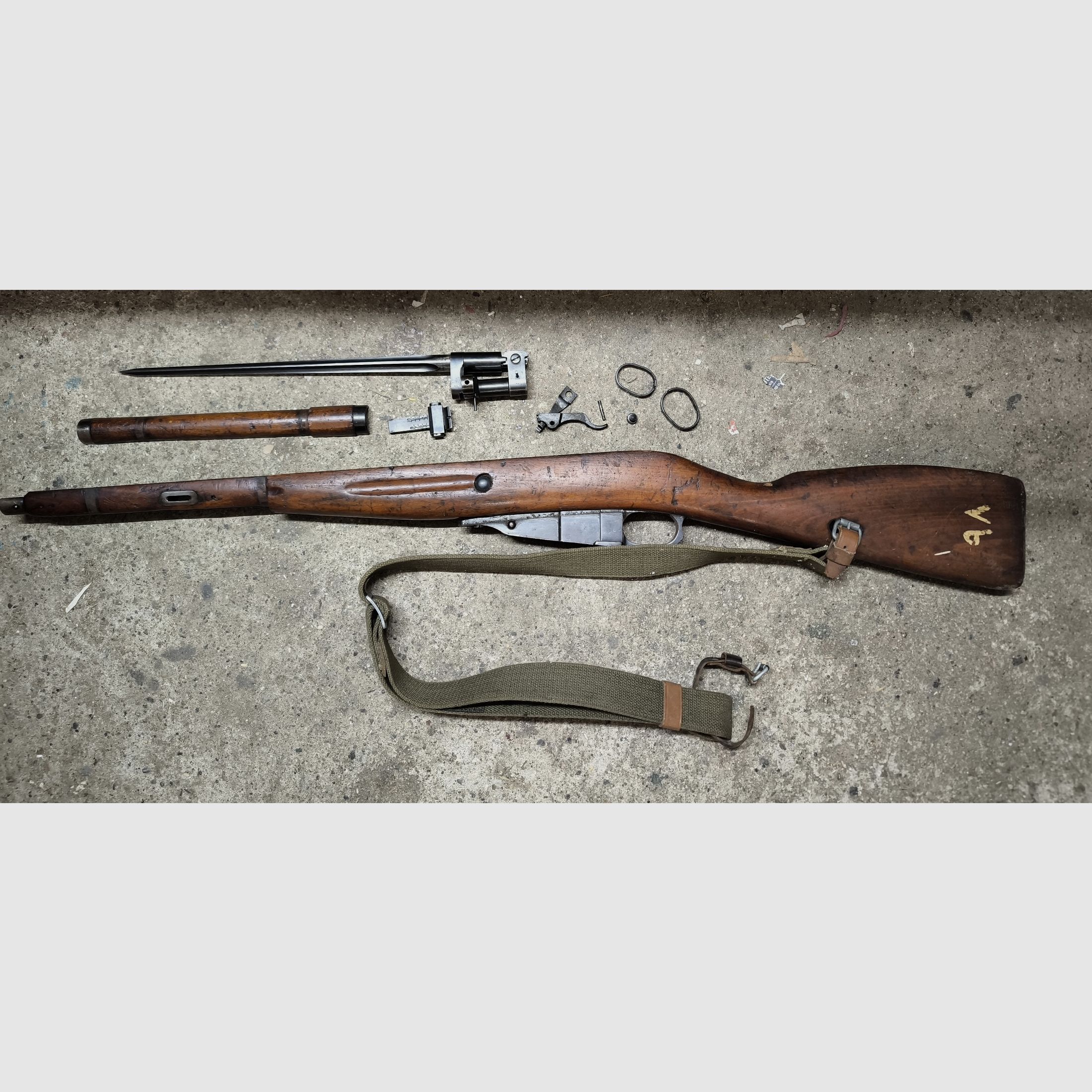 org. Mosin Nagant Schaft und Teile