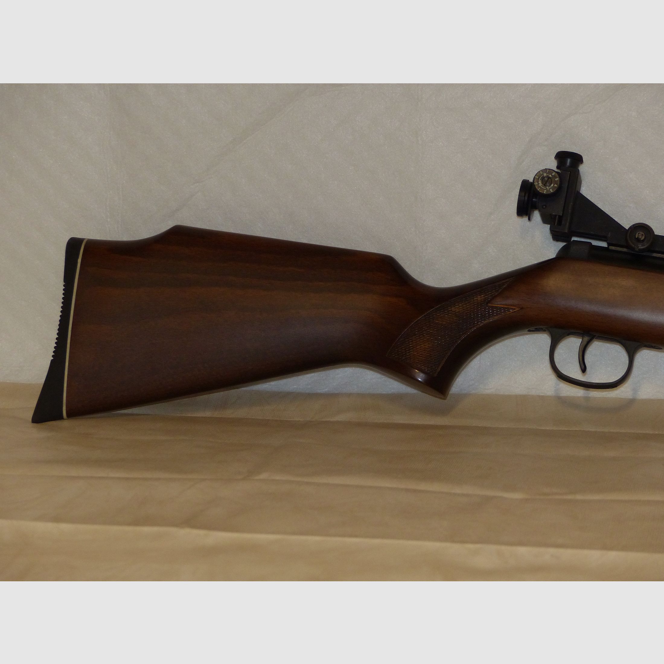 Carabina de aire comprimido Diana Mod. 36 con F, seguro y diopter 1991 como nueva vintage