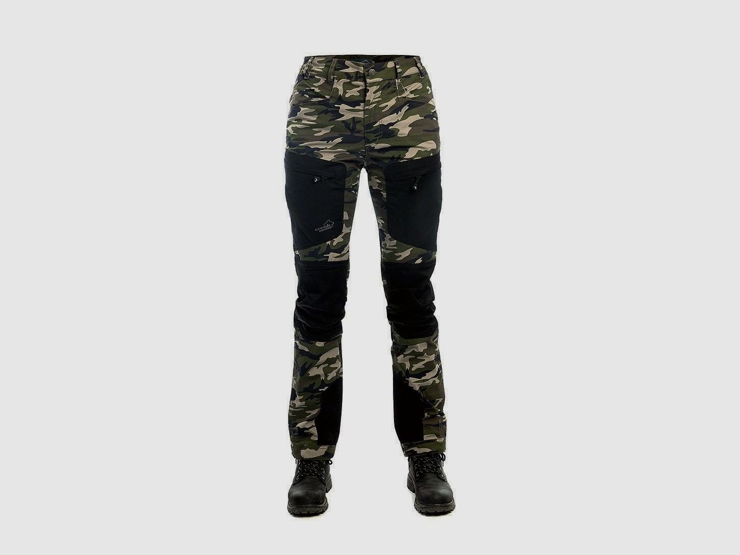 Arrak Outdoor Active Stretch Pantaloni Donna Lunghi Camouflage - 34L