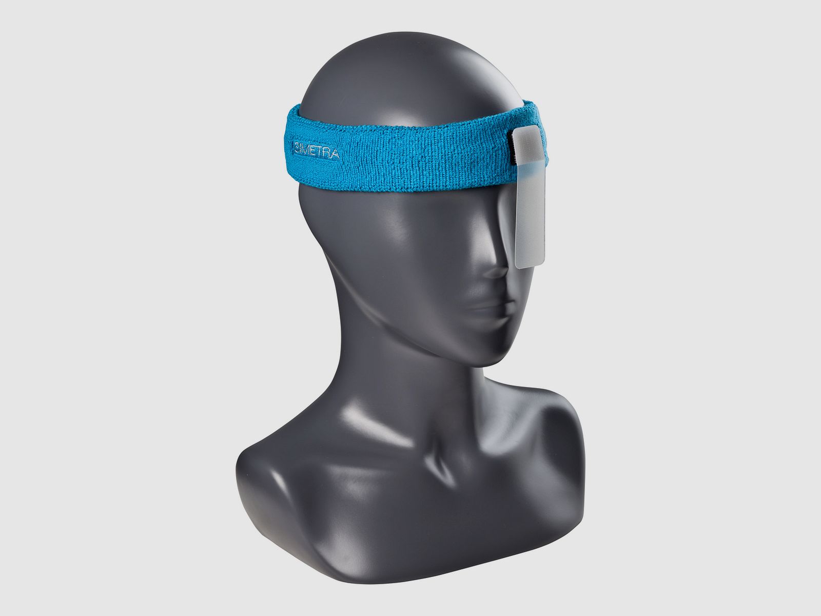 Simetra headband blue eye mask transparent