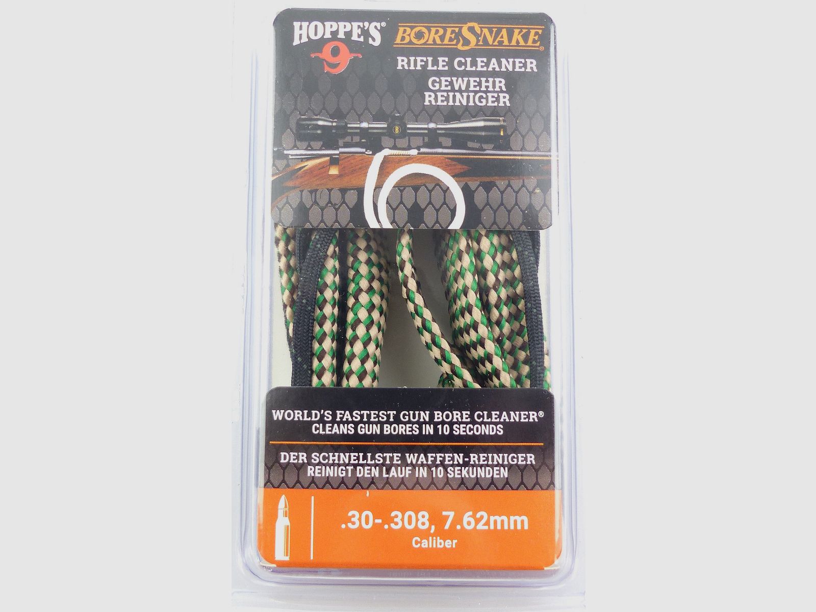 Hoppe's BoreSnake barrel cleaner CAL 308 / 7.62 MM / 30-06 / 300