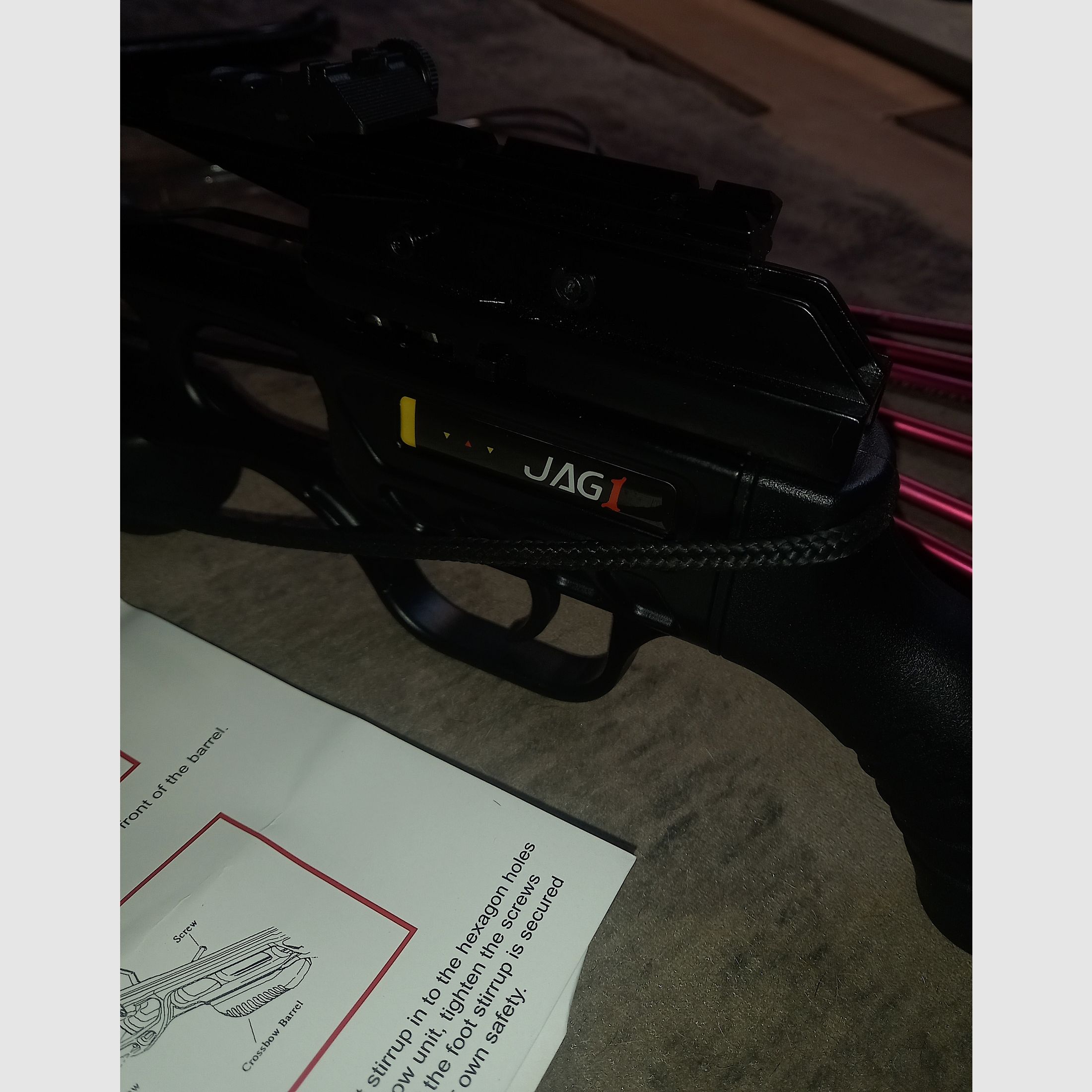 EK Archery JAG 1 ballesta como nueva con accesorios