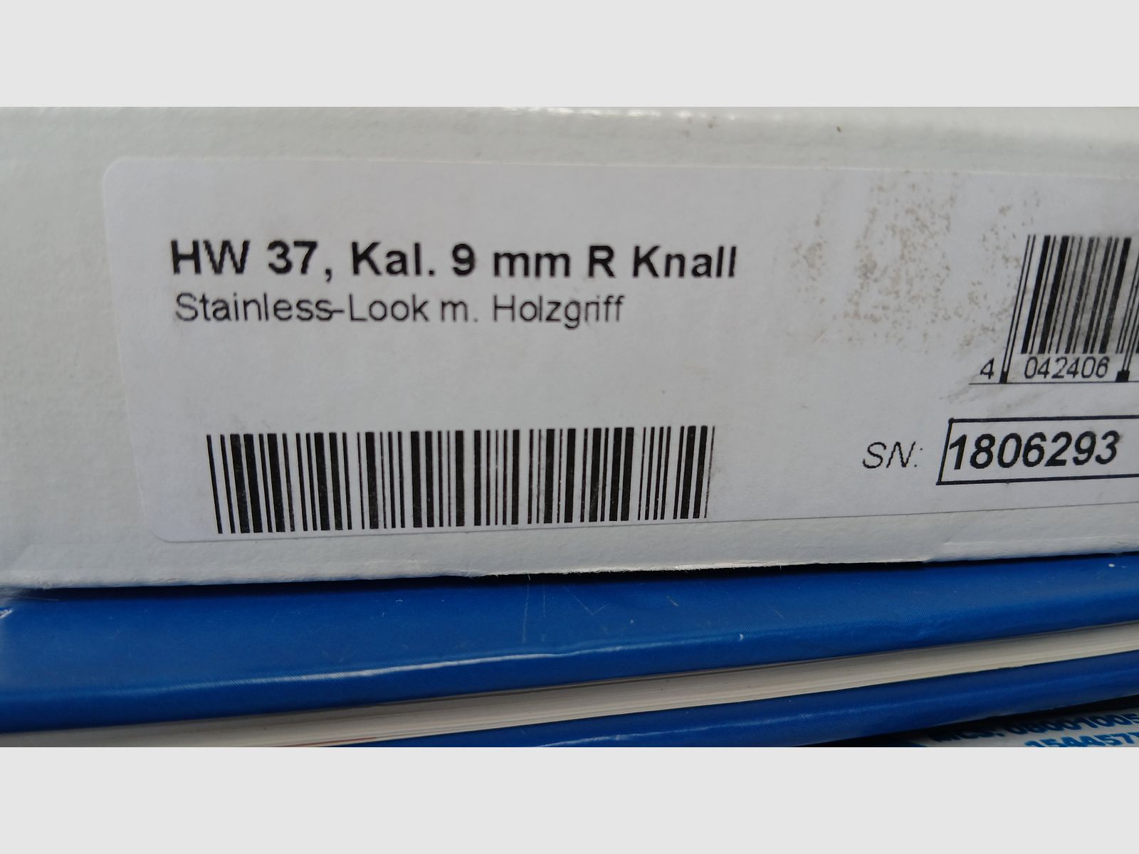 Incense HW 37 9mm blank gun NEW!