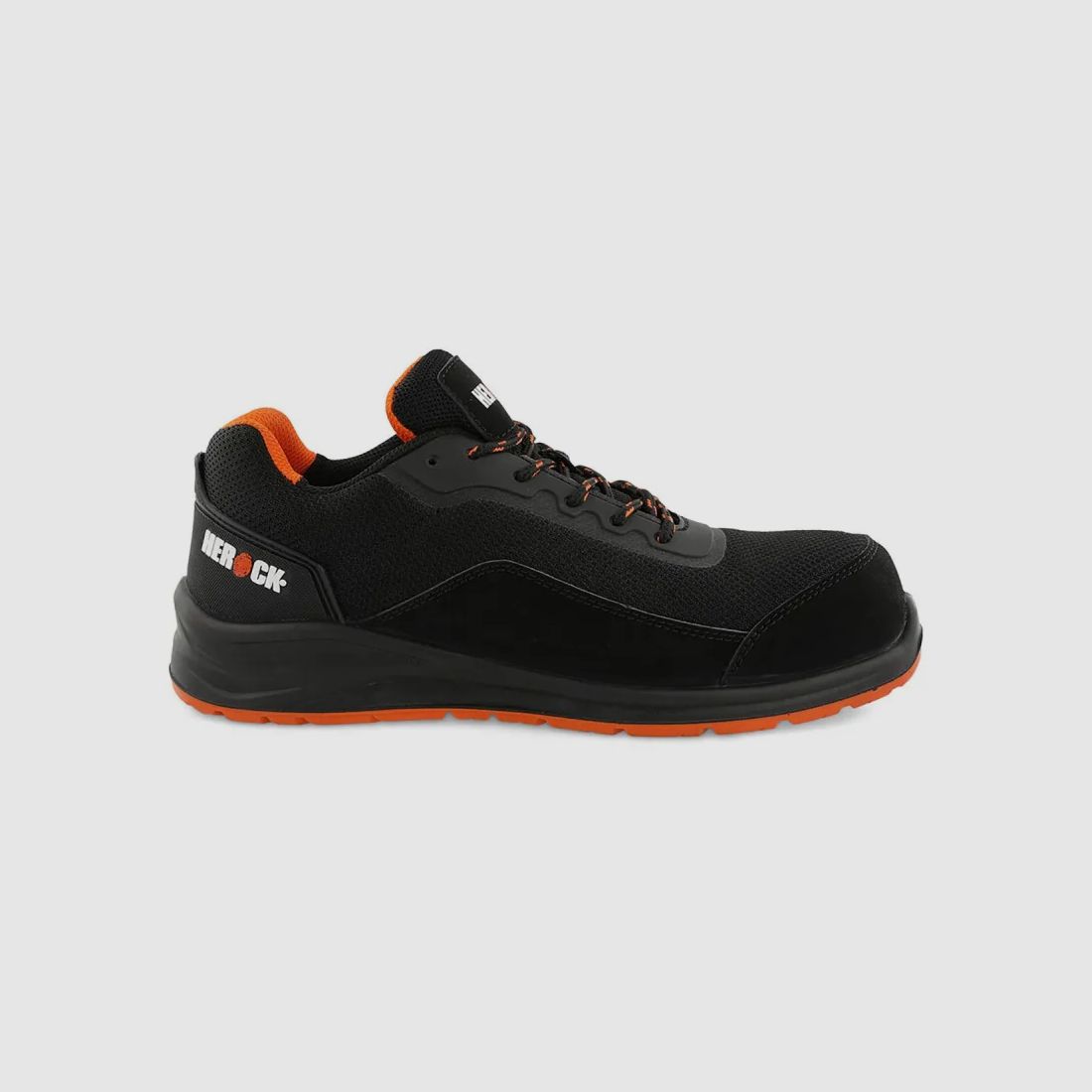 Chaussures de sécurité Leno - S1P SRC - Noir/Orange - Homme, image 2 sur 12