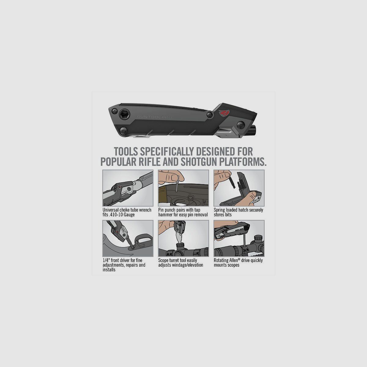REAL AVID Gun Tool Pro® für Pistolen und Gewehre - schwarz, Bild 18 von 19