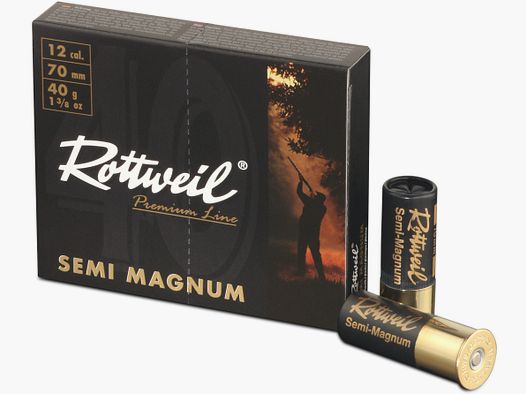 ROTTWEIL-Semi Mag 40 12/70 4,0mm Plastik, 10er Pack.