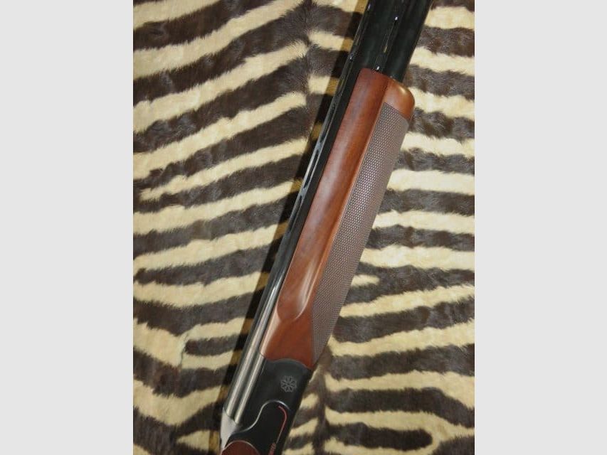Bockdoppelflinte HUGLU Sporter Kal. 12/76 Lauf 76 cm geliefert mit 5 Chokes und Waffenkoffer, Bild 3 von 11