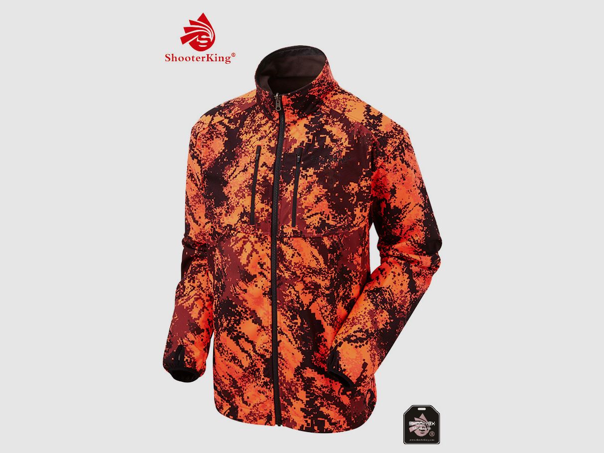 SHOOTERKING Digitex Softshell Wendejacke Blaze Camo