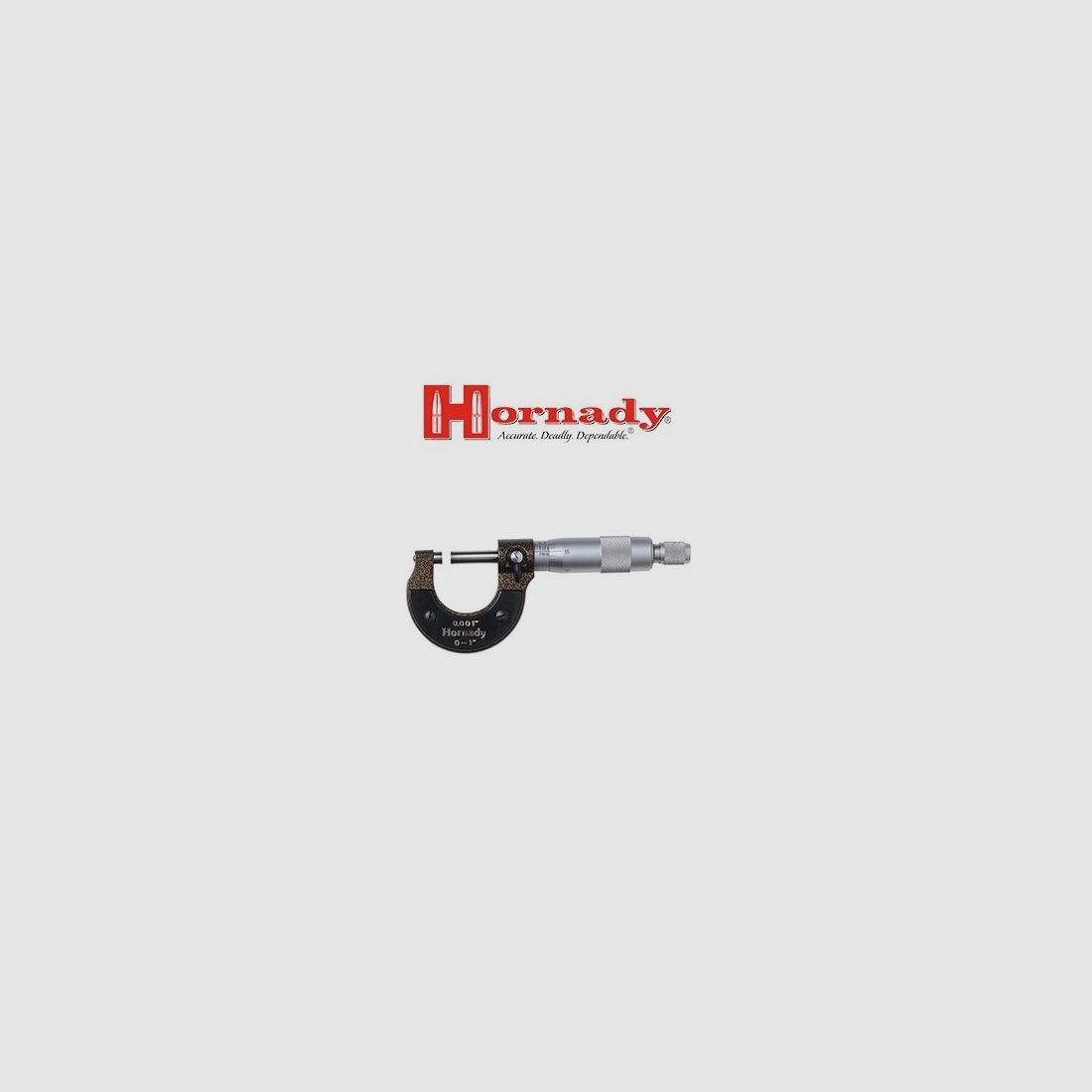 Hornady Mikrometer mit einer Genauigkeit von .001