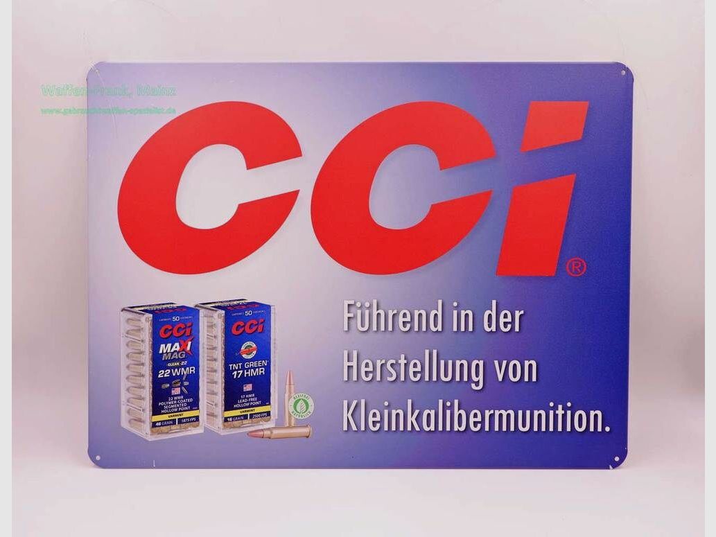 CCI ammunition advertising sign for decoration and collection
