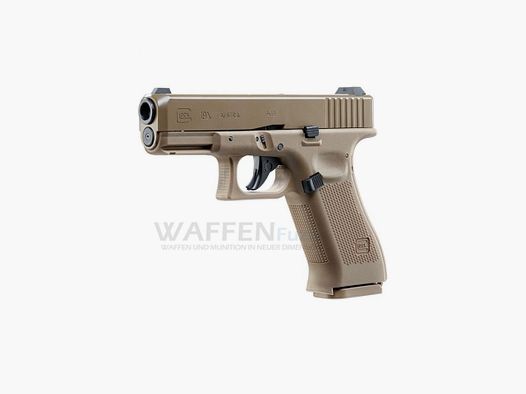 Glock 19X FDE pistola CO2 calibro 4,5mm acciaio BB blowback