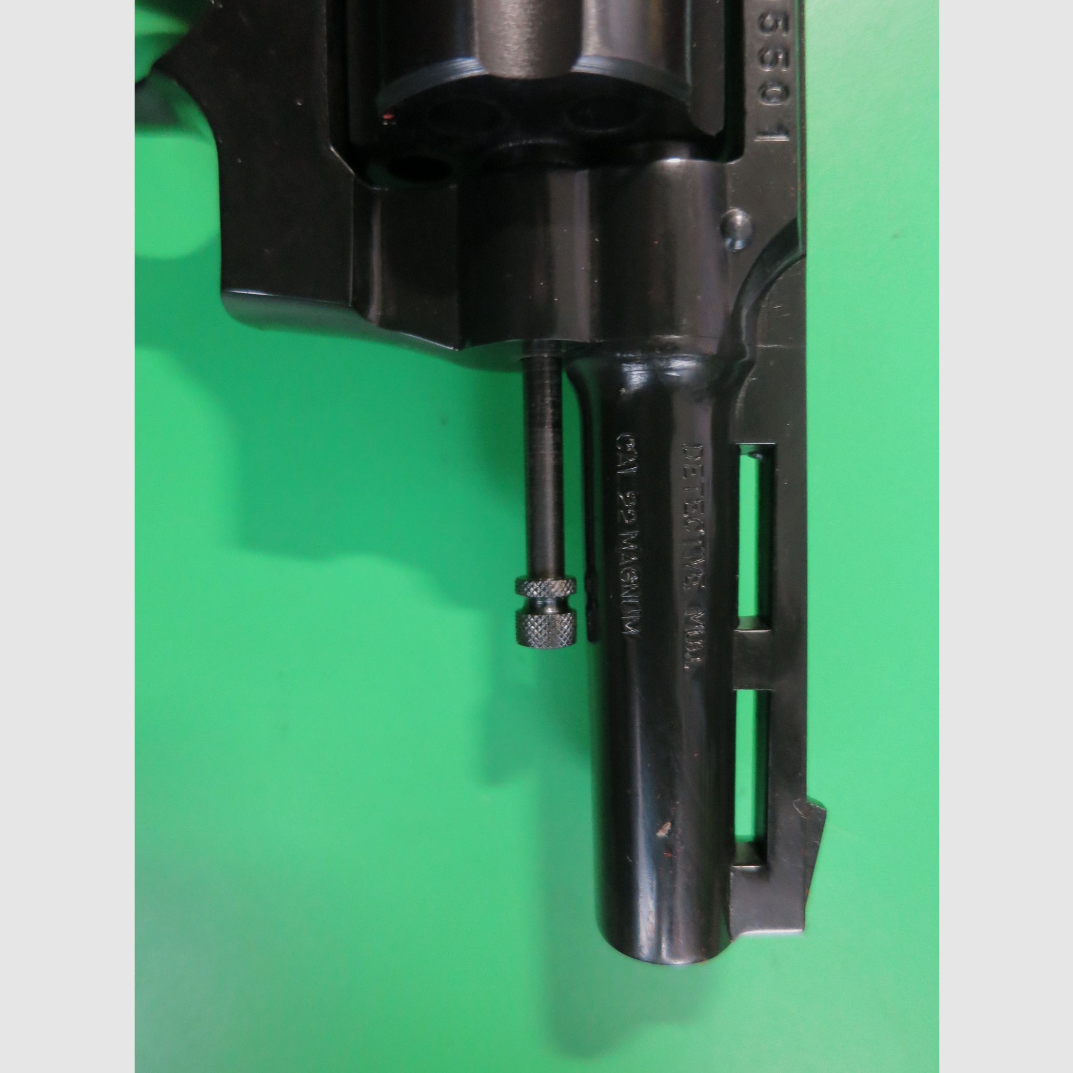 Revolver Heym Model Detective, caliber 22 Magnum, .22 WinMag, falling game revolver, like new #73