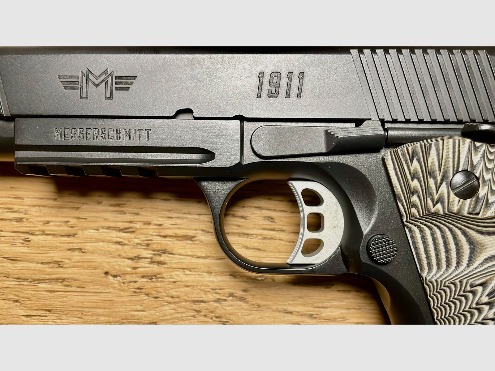 Messerschmitt ME 1911 Schwarz 5"LL Calibre .45ACP - en stock