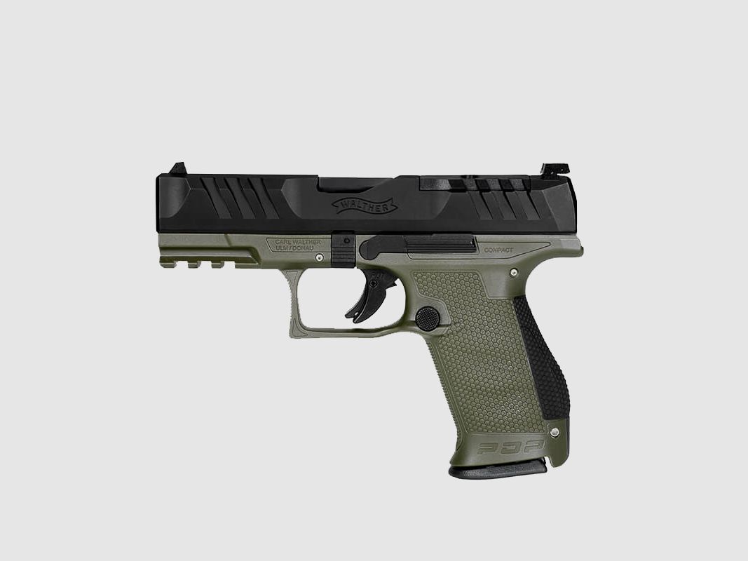 Walther Pistool PDP Compact OD Groen 4 Inch Kal. 9mmLuger