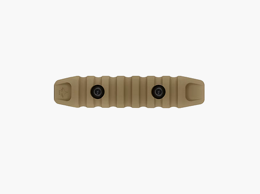 M-LOK to Picatinny rail, aluminum, 7 slots, angled, Coyote Tan CRC 9022 - Kruk