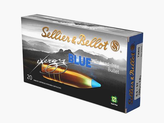 7x57 z kulą eXergy niebieską 9,7g/150grs. Sellier & Bellot