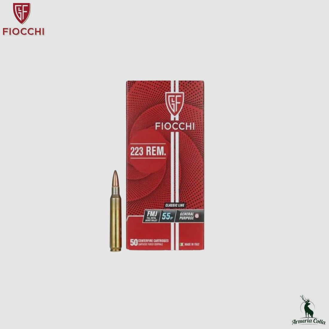 Fiocchi Munitionen Fmj Kal. .223 Rem. 55gr. Art. 705561