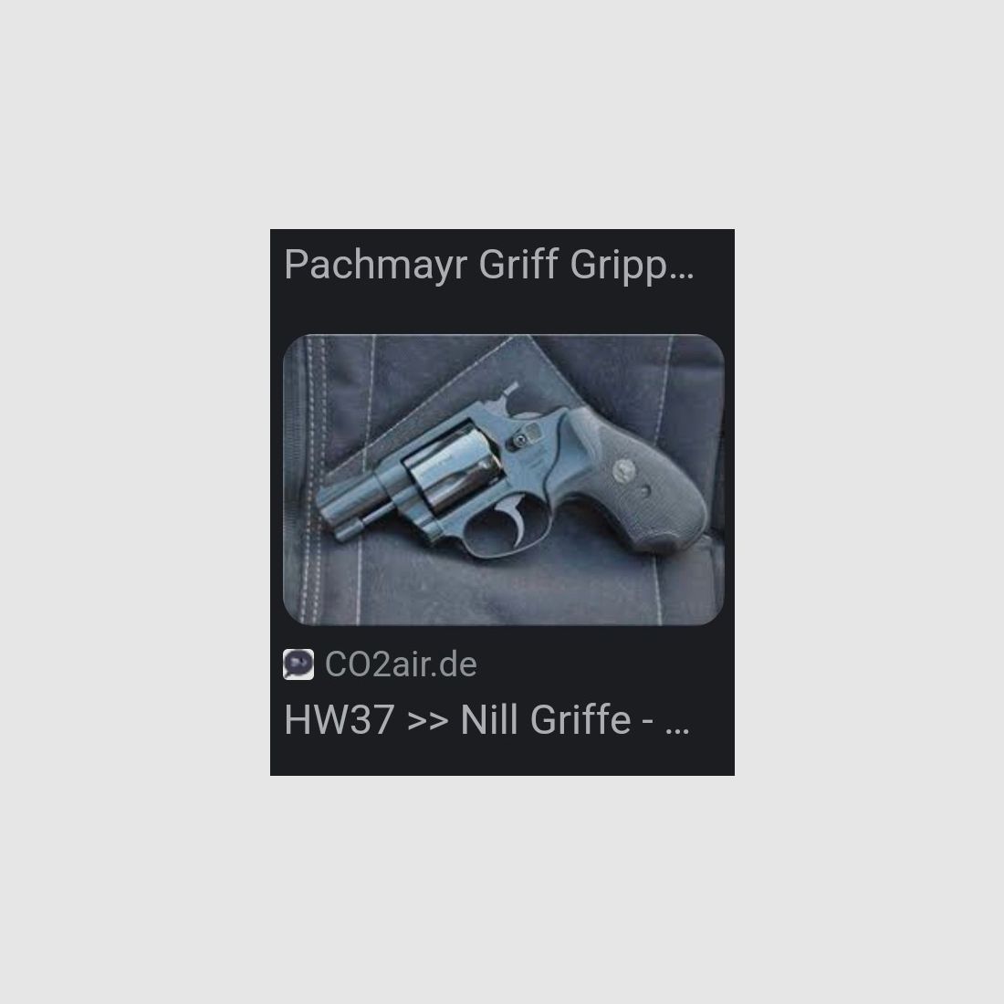 GRIPS - PACHMAYR  MODEL SJ / C  S &W   ,,J" frame 