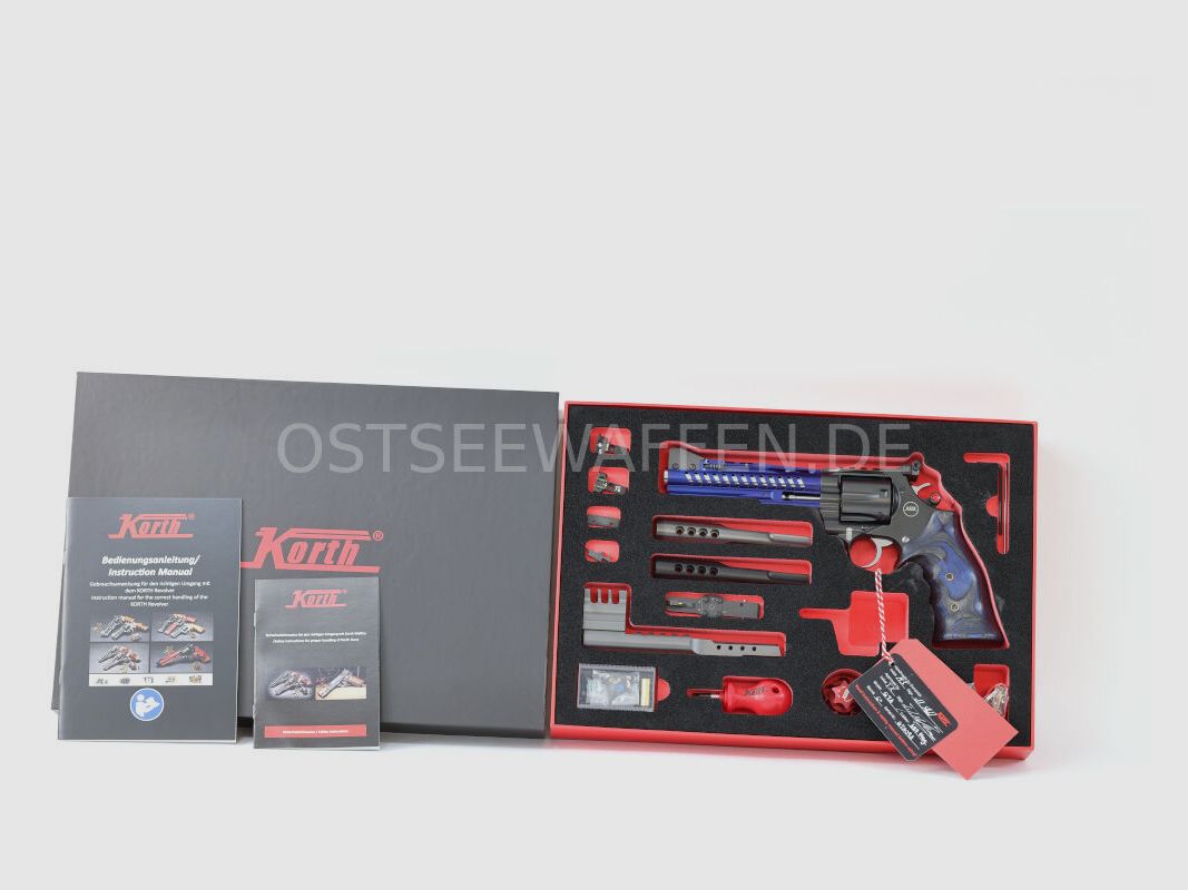 Korth Super Sport GTA blauw .357Mag