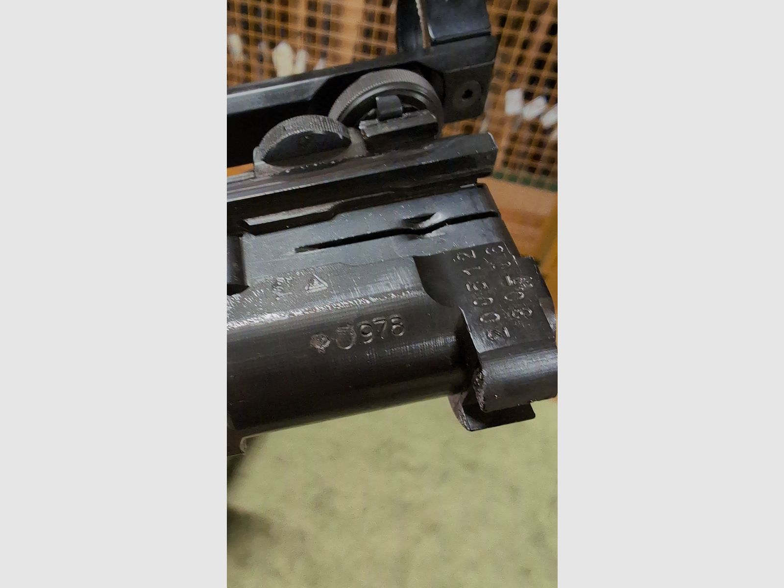 Bockdoppelbüchse Valmet 412S kaliber 30.06 - top