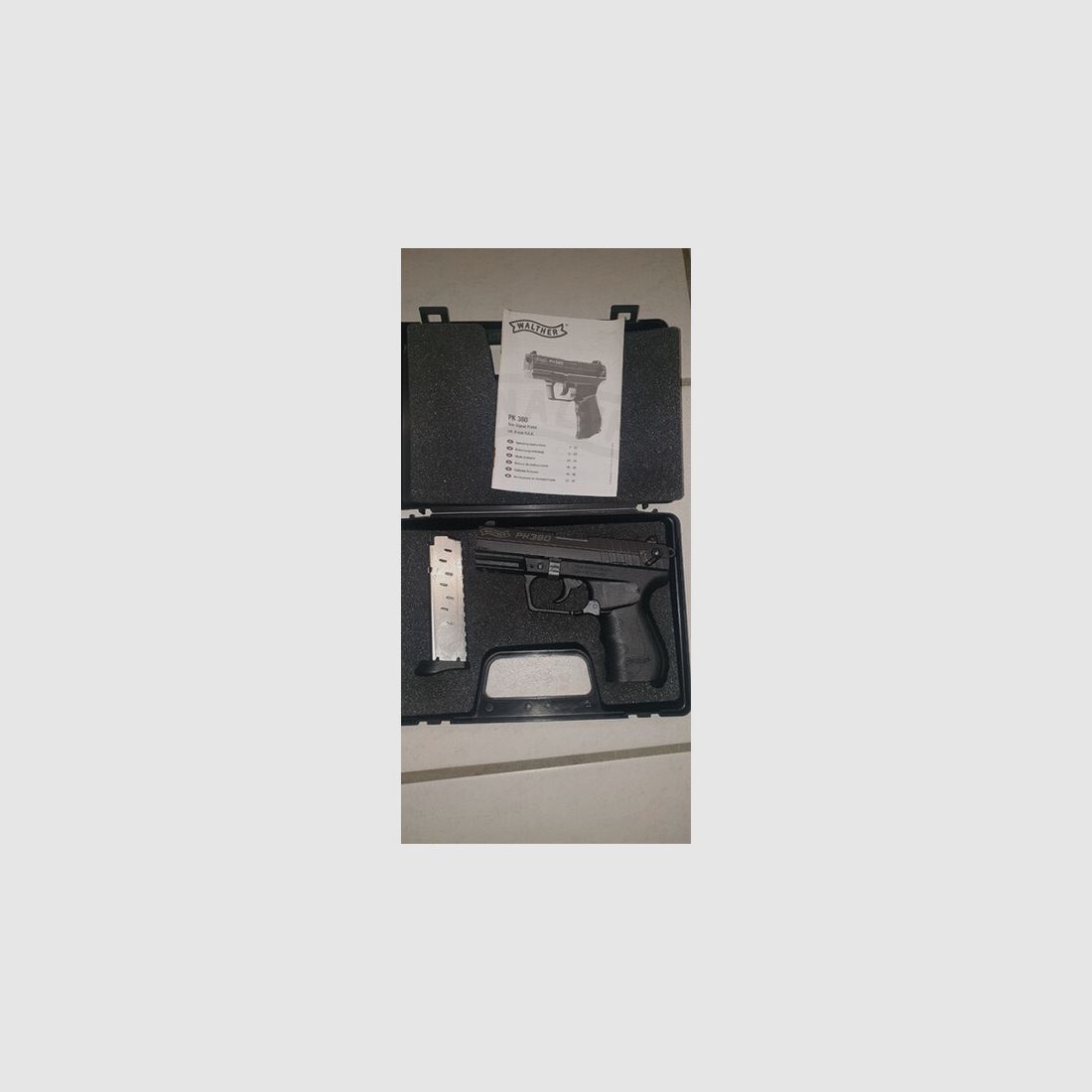 Walther Umarex PK380 black schwarz Schreckschuss SRS Gas 9mm PAK Pistole