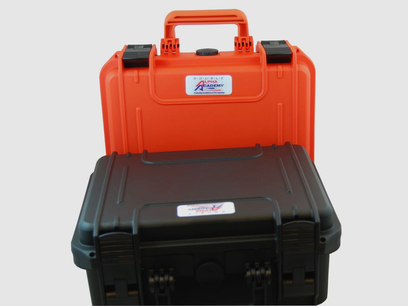 CED kunststof pistoolkoffer voor 2 wapens Medium 33x30x15 cm waterdicht, afbeelding 2 van 2
