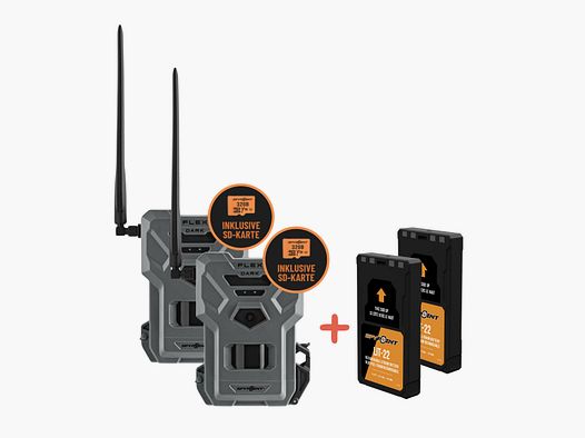 SPYPOINT FLEX-DARK Twin Pack + LIT-22 Twin-Pack