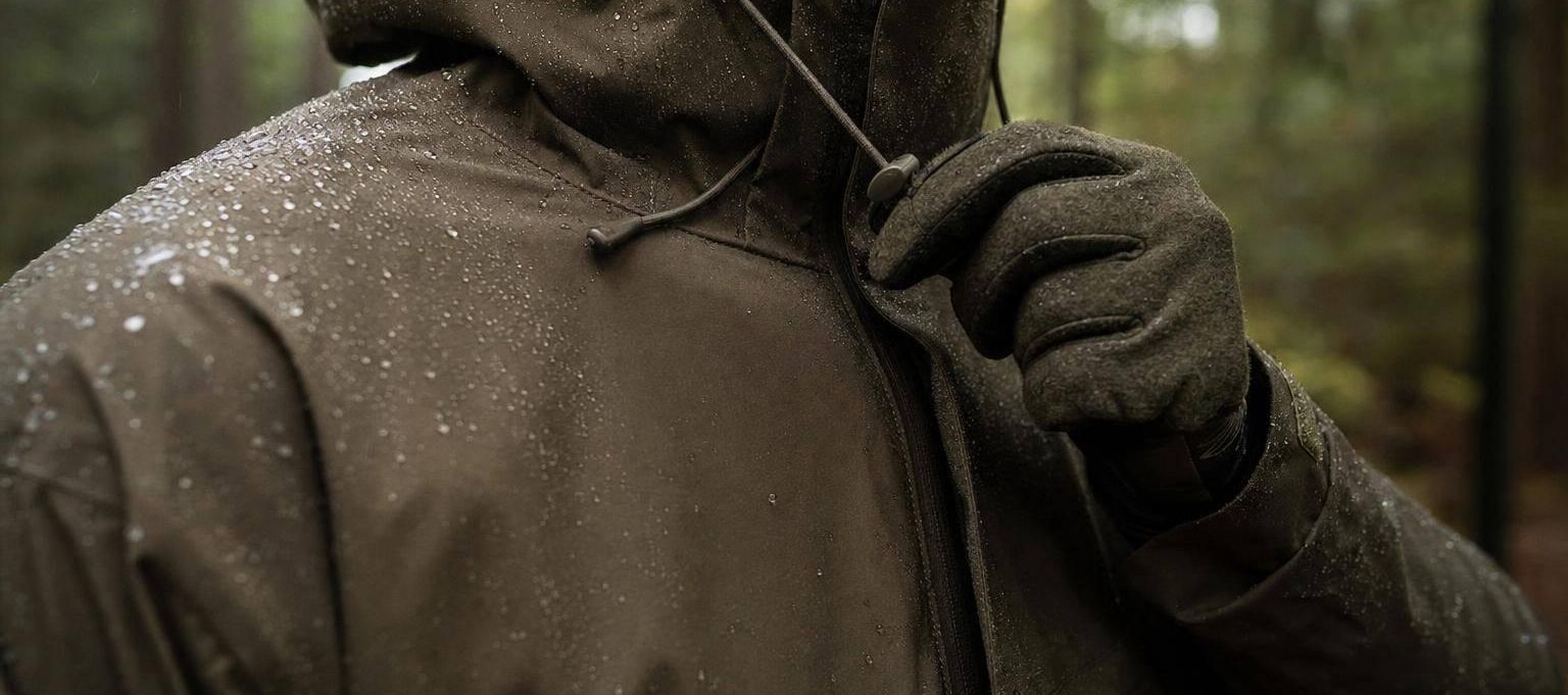 Stille regenoutfit voor zit- en looppartijen