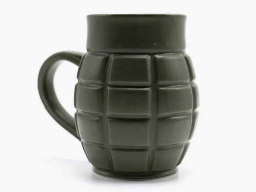Caliber Gourmet Caliber Gourmet Tasse Grenade Coffee Mug oliv
