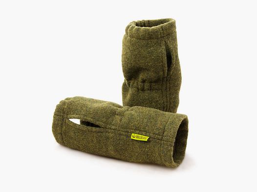Pulswärmer WALDKAUZ de fieltro de lana, Verde