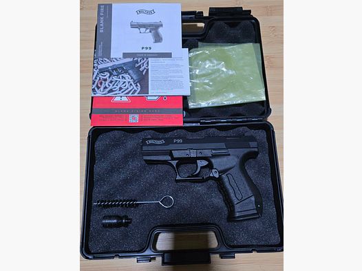 Walther P99 blank firing 9mm PAK