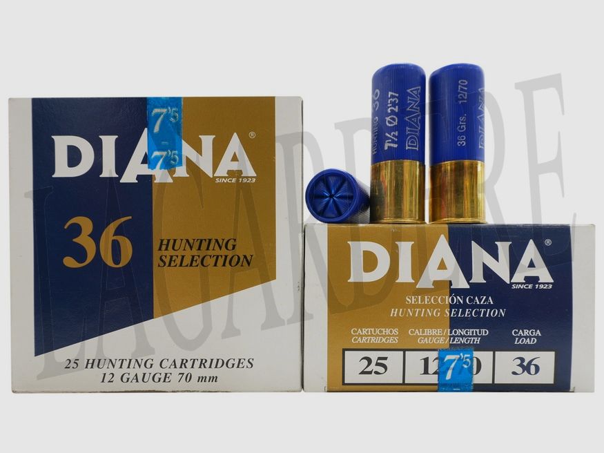 SAGA DIANA 36 NO. 7,5 (PATRONI A PALLE DI PIOMBO)