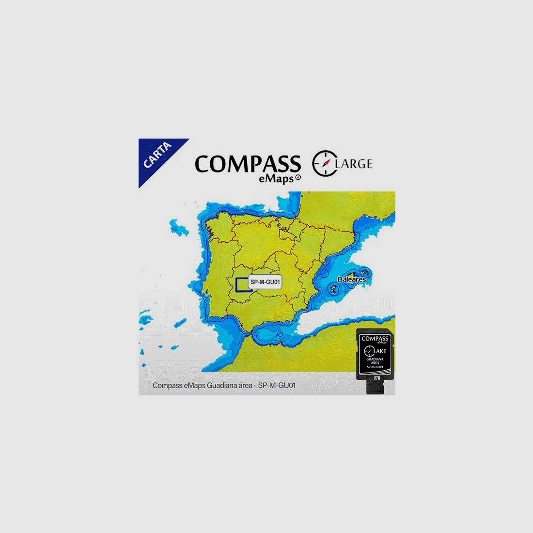 KARTOGRAPHIE COMPASS EMAPS GUADIANA BEREICH, Bild 1 von 3