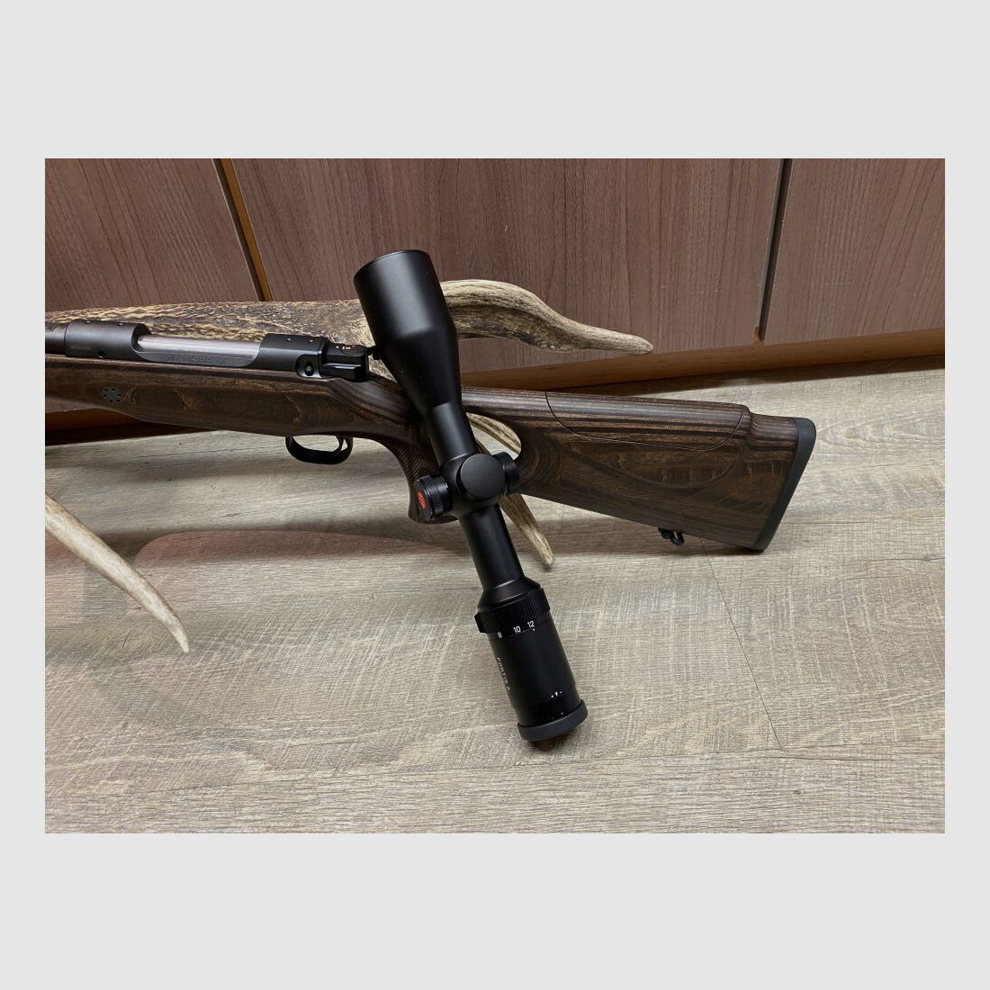 Mauser M12 Big Max, met Leica Fortis 6 2-12x50 i, zonder rail