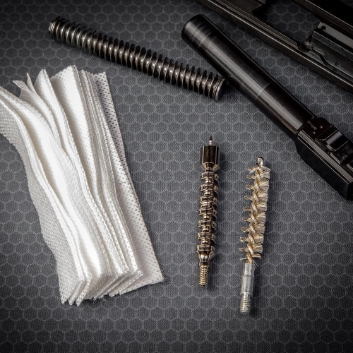 Real Avid - Zestaw do czyszczenia broni Bore Max Speed Clean System - .380/9 mm/.38 SPC/.357 - AVBMSET9MM, zdjęcie 5 z 6