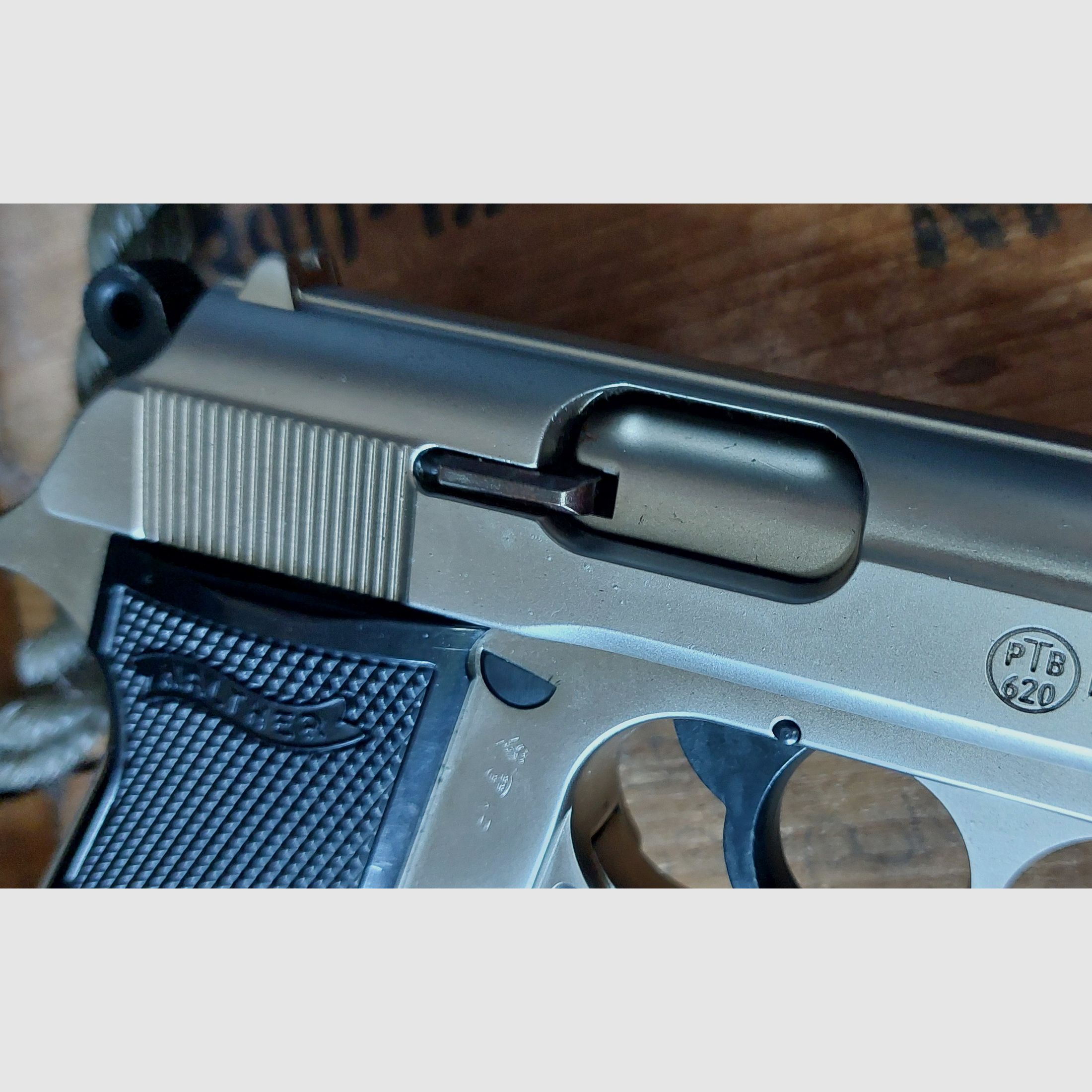 Walther PP chrom 9 mm PAK (PTB 620)