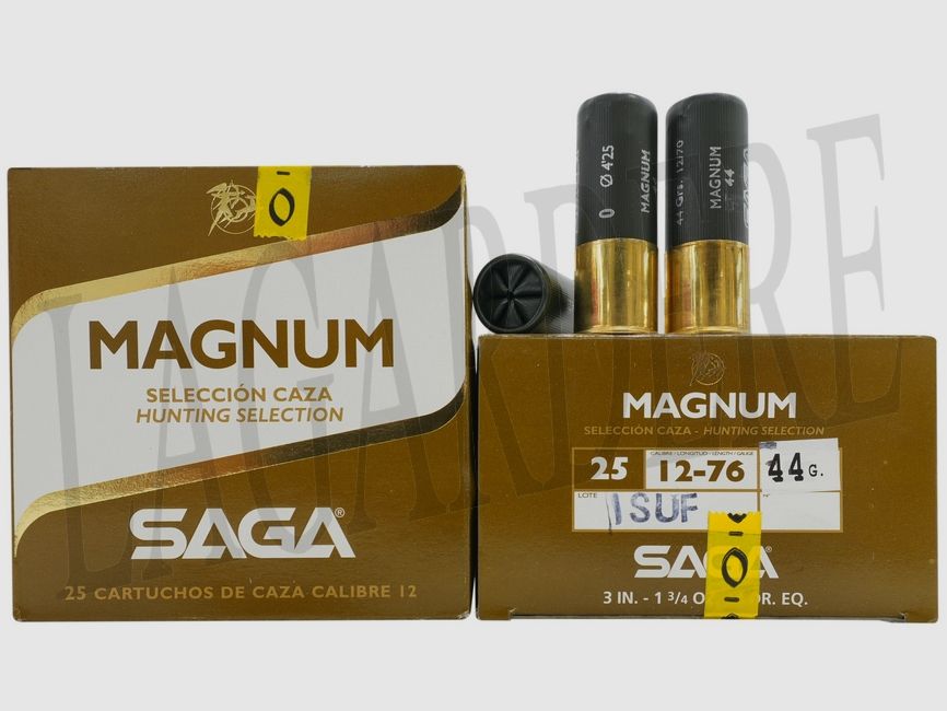 SAGA MAGNUM 44 NO. 0 (PATRONEN FÜR SCHROT)
