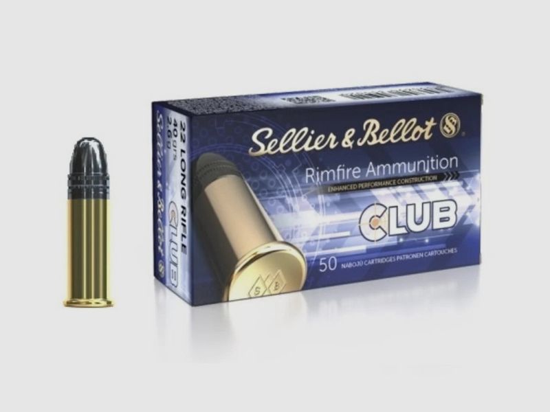 S&B .22 LR Club 40 gr. 1000 pièces