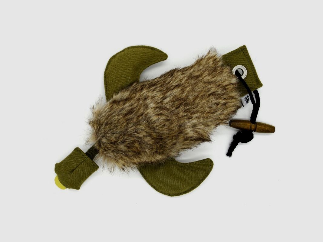 Farm-Land Dummy pour Chiens Canard avec Fourrure 300g, image 1 sur 4