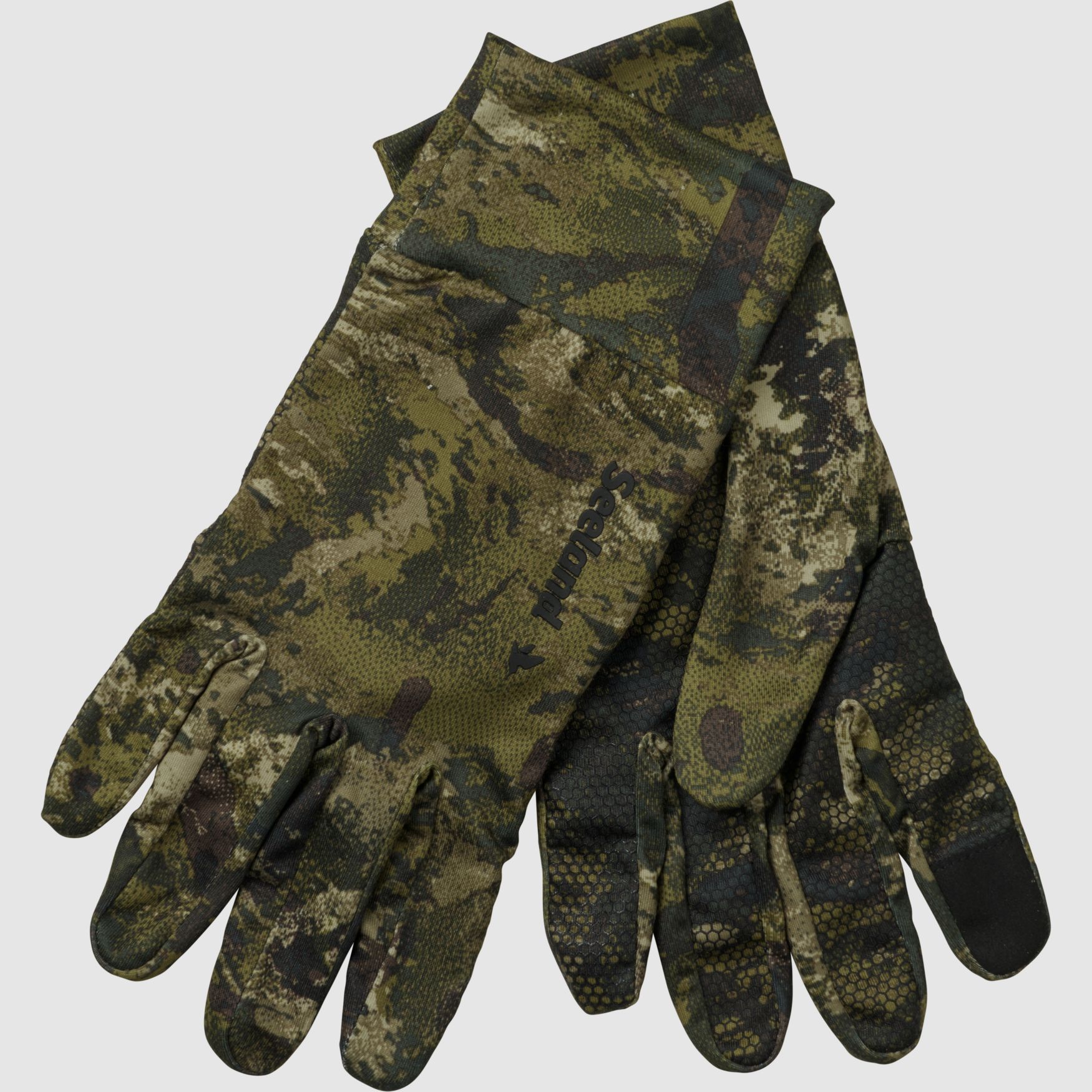 Seeland Grip Camo Gloves Men InVis MPC green, XL/XXL