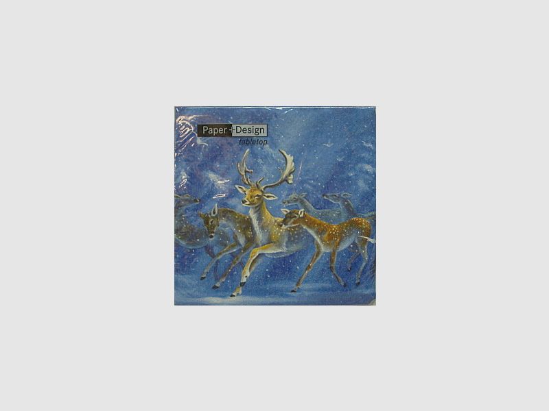 Servetten wintermotief - 20st, 33x33cm, 3-laags