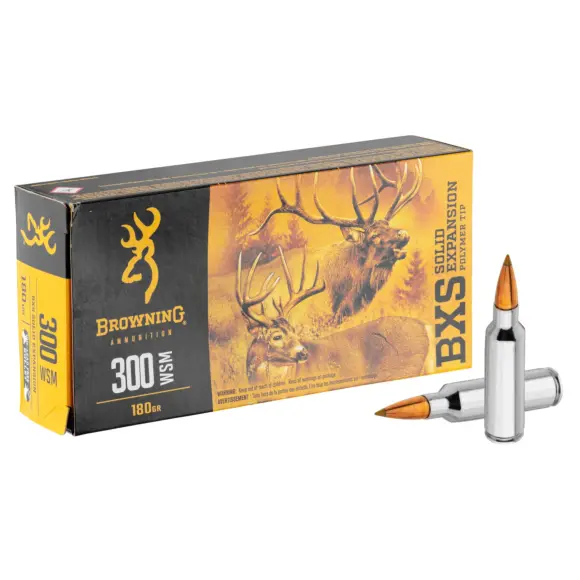 Browning BXS monolithische bleifreie Patronen - 300 WSM - 180 grains, Bild 1 von 4
